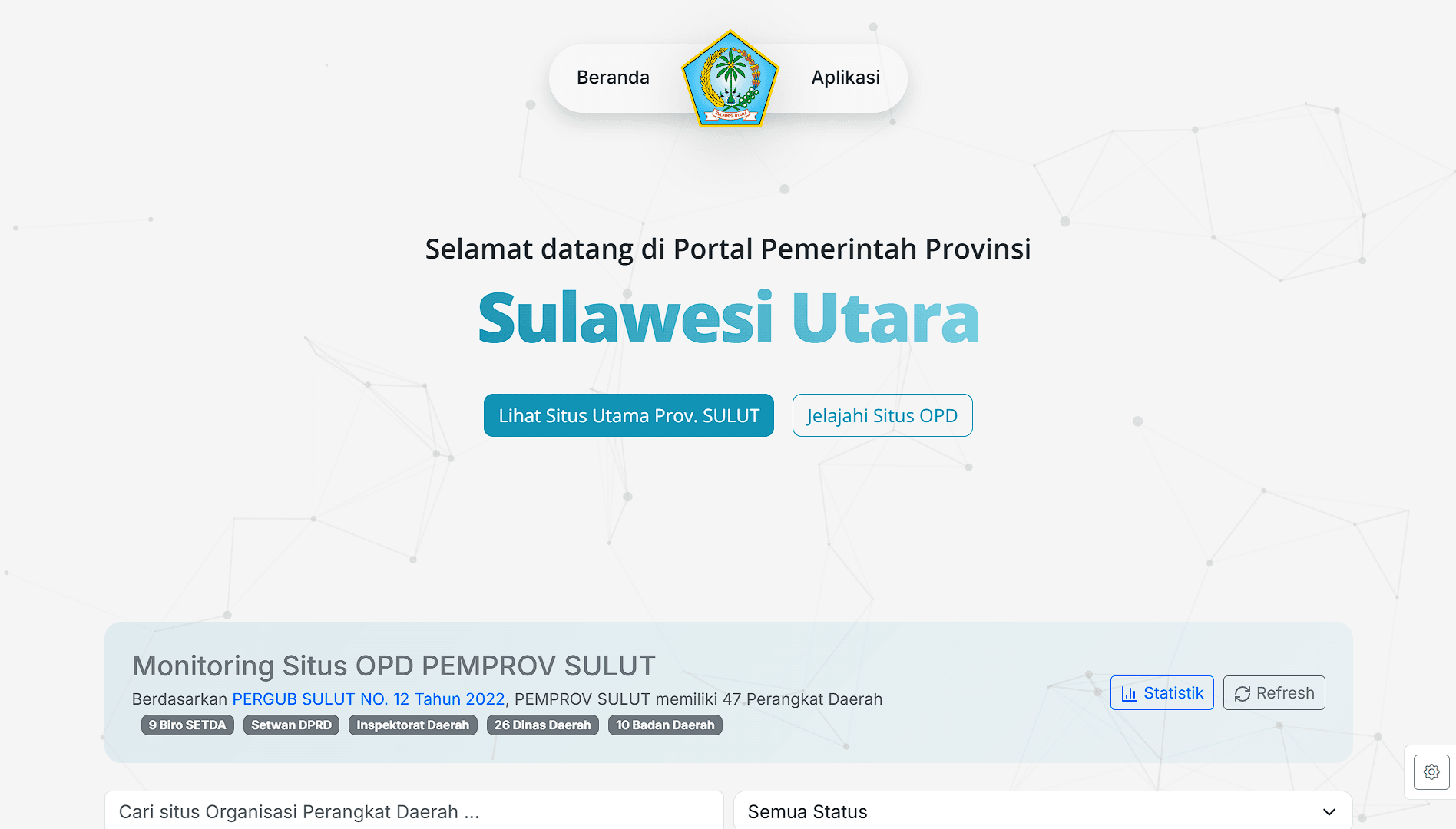 Portal Pemprov Sulut